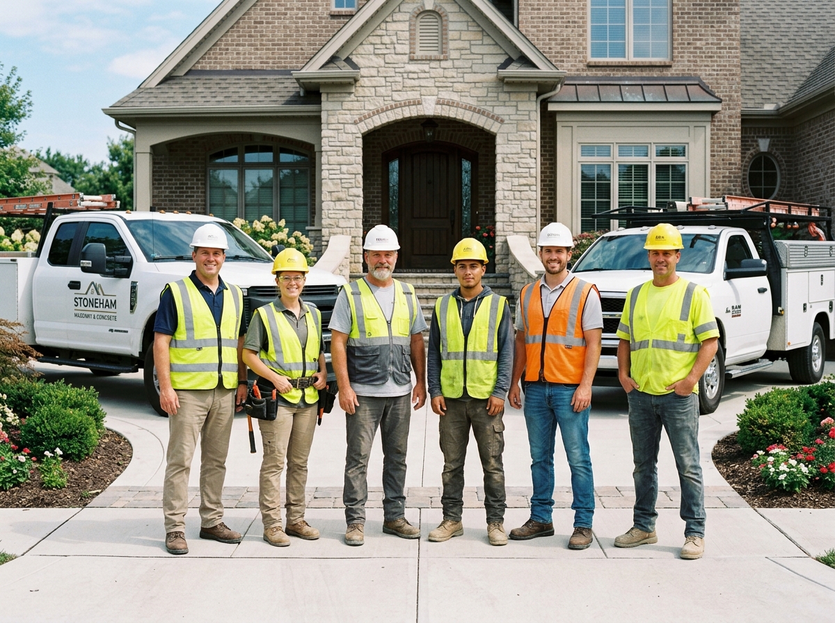 SolidStone masonry team and project supervisors